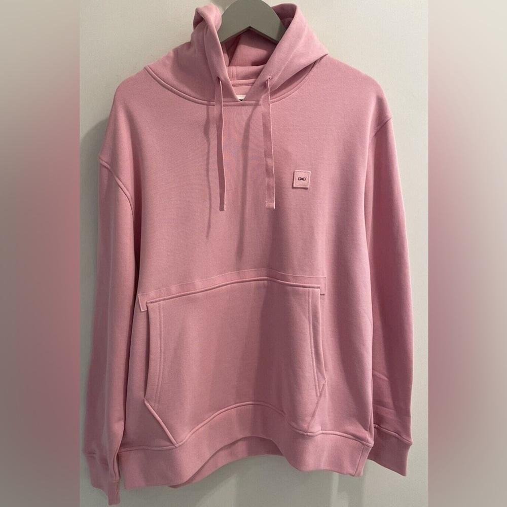 Pink Hooded Sweatshirt in Fleece